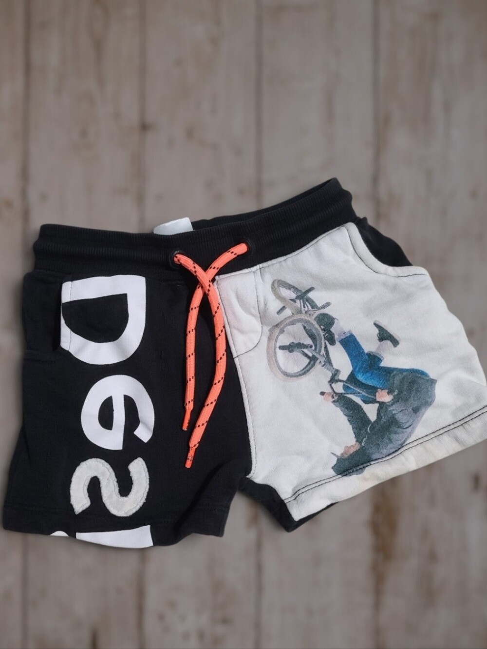 🖤desigual unisex kids BMX graphic sweat shorts 3/4